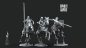 Preview: North Warrior Riders mit Speer und Schild